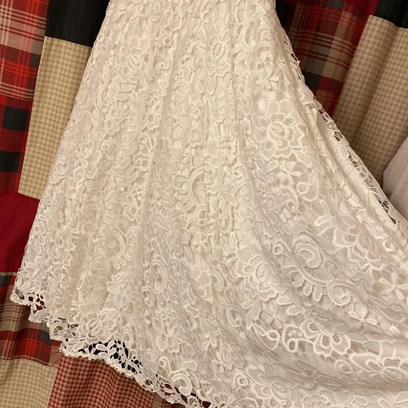 NWT TORRID CROCHET LACE SWEETHEART MIDI DRESS - LACE WHITE - Picture 11 of 11